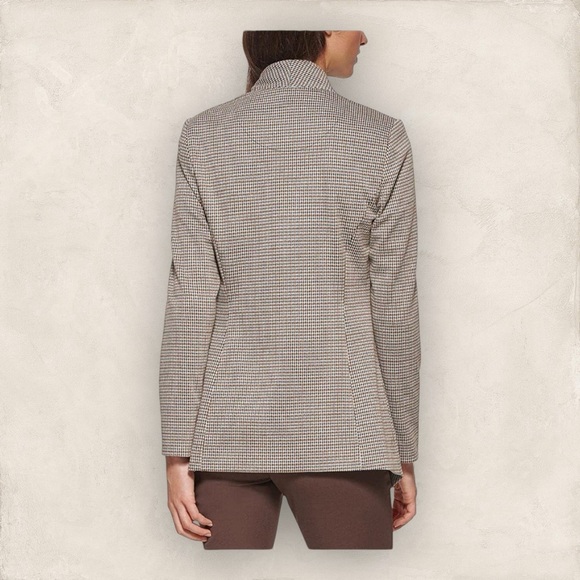 Tommy Hilfiger Plaid Blazer Gray Check Women’s Size 2 Workwear - Picture 2 of 11